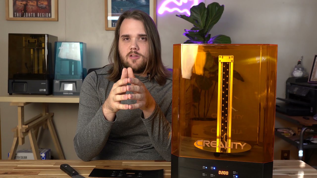 video Creality 3D UW-02 Washing Curing Machine