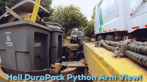 Recology Heil DuraPack Python Arm POV Pt. 2