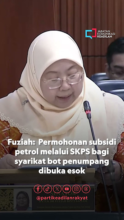 Subsidi petrol RON95 disalur kepada penerima layak.