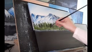 Coffee Break 84 - Mountain Range #1 - Painting Mountains