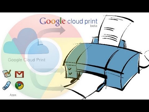 Print from to your printer using Google Cloud Print - YouTube