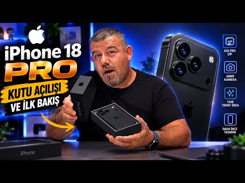 İphone 18 PRO Kutu Açılışı Ve İlk Bakış