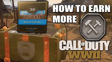 How To Get as Much Armory Credits │ Call Of Duty World War 2 "Supply Drop Duplicates Info"