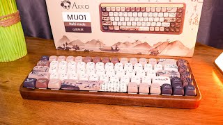 Ce CLAVIER MÉCANIQUE est en BOIS ! AKKO MU01