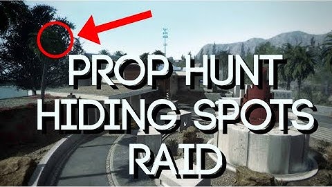 NEW* TOP 5 PROP HUNT HIDING SPOTS ON RAID (COD MOBILE SEASON 5)
