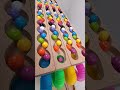 marble Run Race ASMR #247 Wooden Wave Course Colorful Marbles #marblerun #marblerunrace #asmr