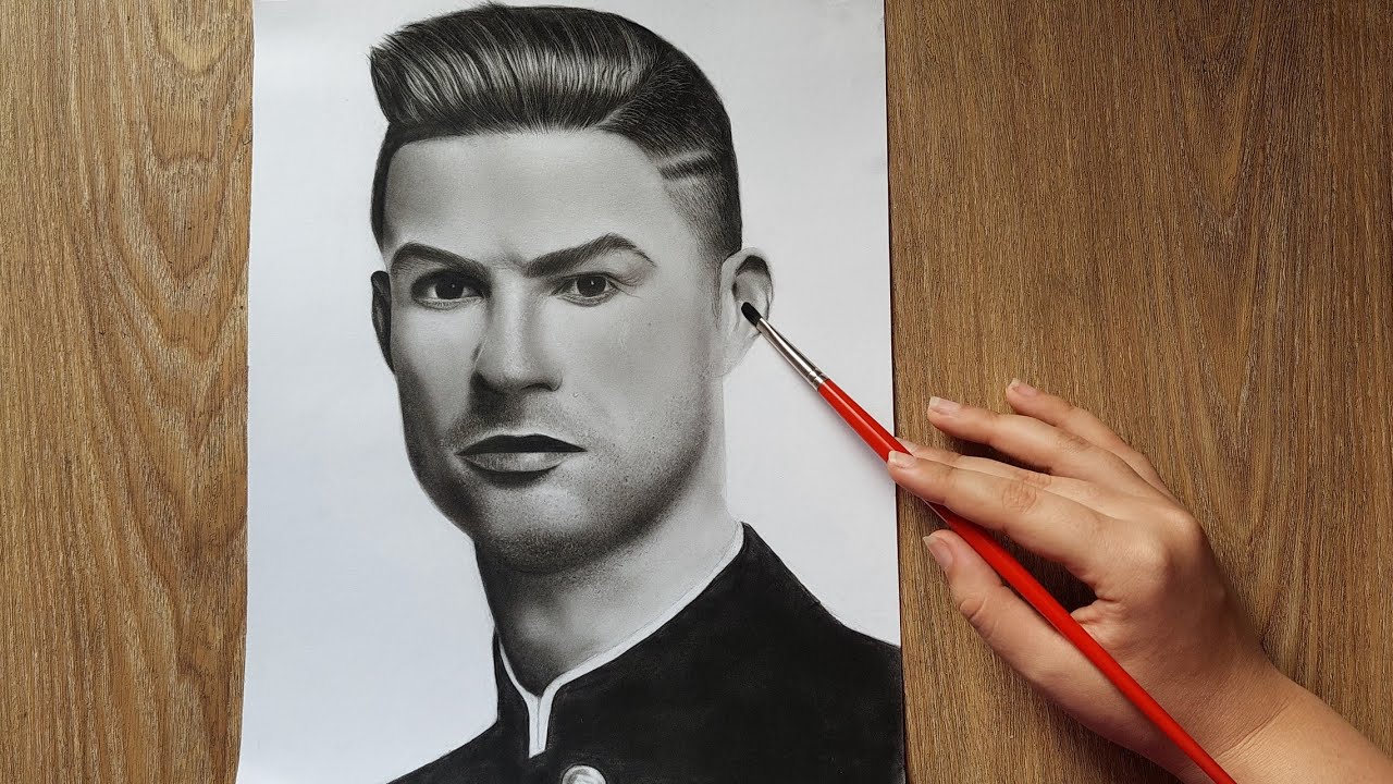 Cristiano Ronaldo Time_Lapse Drawing #cr7 - YouTube