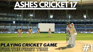 PLAYING CRICKET GAME FOR THE FIRST TIME | ASHES CRICKET 17 GAMEPLAY #1 screenshot 3