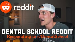 Dental Student Reacts to r/DentalSchool Reddit (Valuable Advice??)