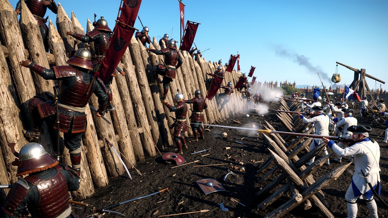 Can 10000 French Soldiers Stop a 12000 Man Samurai Army