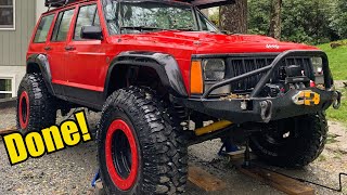Installing JK Rubicon Dana 44 axles into a Jeep Cherokee XJ | Rear Brake lines by Jc Jeeps 3,600 views 4 years ago 5 minutes, 34 seconds