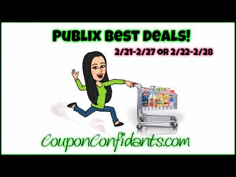 Publix BEST Deals 2/21-2/27 or 2/22-2/28