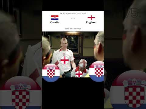 England fans arriving in Croatia for 2nd place... 💀
