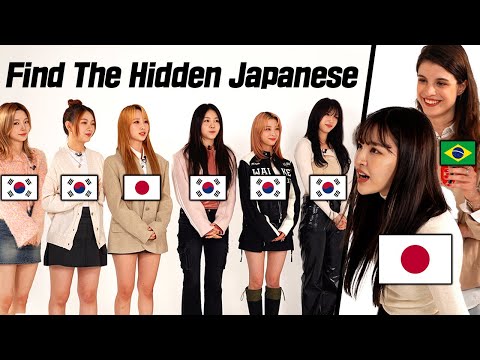 Can Brazilian and Japanese Girls Find The Hidden Japanese Among Koreans? l FT. Rocket Punch