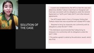 Case Study of Turkey-Import Ban of Pet Food from Hungary (International Trade Agreement)