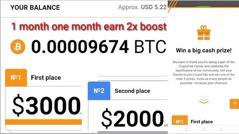 Crypto tab browser 1 month erna 2x boost