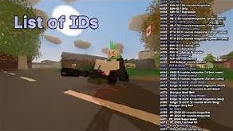 How to find unturned ids!