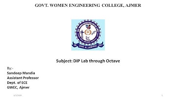 Lecture 3 Smoothing Filters
