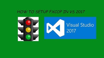 How to setup Fxcop in Visual Studio 2017