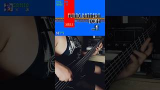 Flying Battery Zone Act 1 - Sonic &amp; Knuckles #bass #guitar #sega #retrogaming #sonicthehedgehog