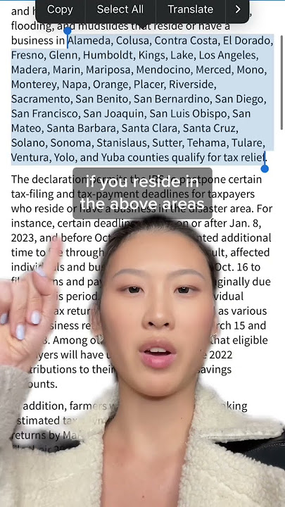 New 2023 tax deadline for Californians Oct. 13th #taxes