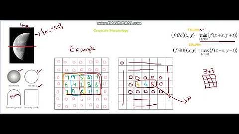 Gray-scale Morphology Flat Structuring Element
