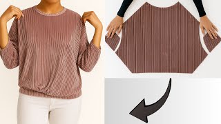 ✅ DIY Blouse Making ✂️🍁Modern Comfort for Everyday Looks