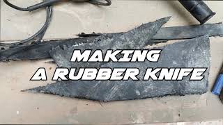 Making a Rubber Knife (self defense training tool)