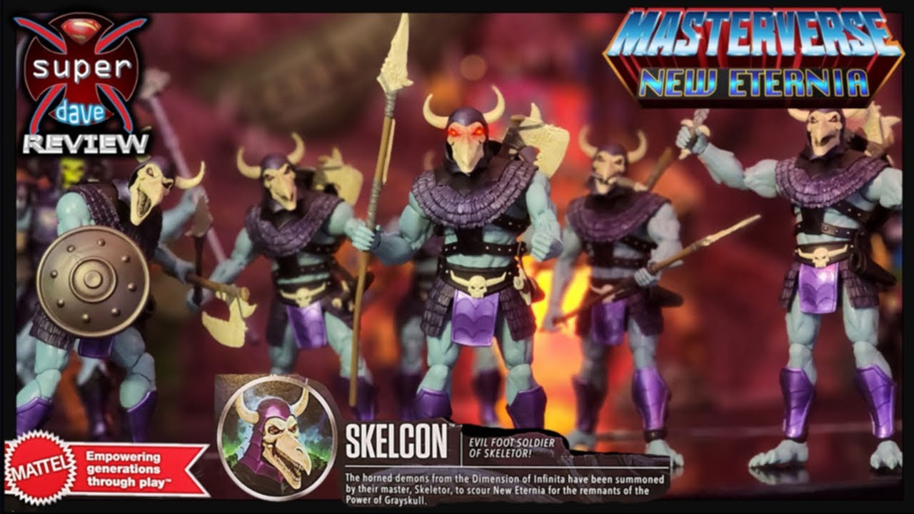 Skelcons New Eternia Masterverse Troop Builder Figure Review
