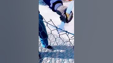 unique tool for assembling iron nets #shorts