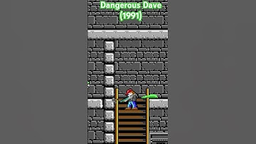 Dangerous Dave  (1991) #gaming #arcade #shootinggames #fyp #fun
