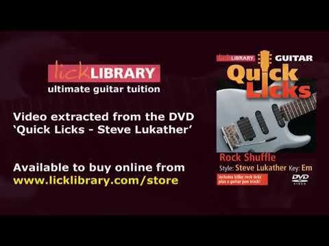 Steve Lukather Style - Quick Licks - Guitar Solo Performance by Michael Casswell