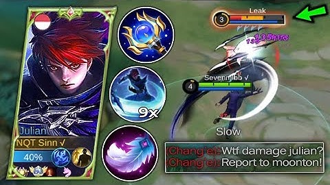 JULIAN BEST BUILD 2023 | INSANE DAMAGE🔥| TOP GLOBAL JULIAN TUTORIAL BUILD & COMBO AND EMBLEM | MLBB