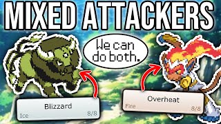 Mixed Attackers in Competitive Pokemon.