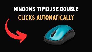 Windows 11 Mouse Double Clicks automatically