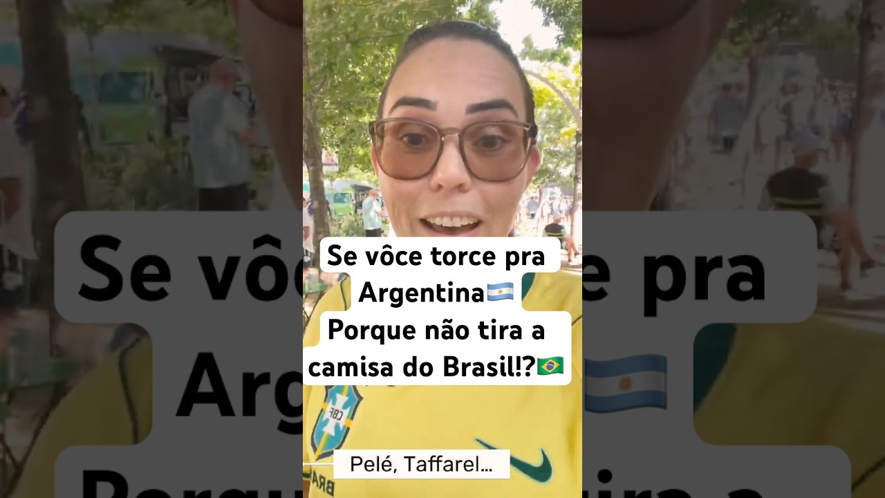 ⁣Se você torce pra Argentina🇦🇷          Porque não tira a camisa do Brasil!?🇧🇷