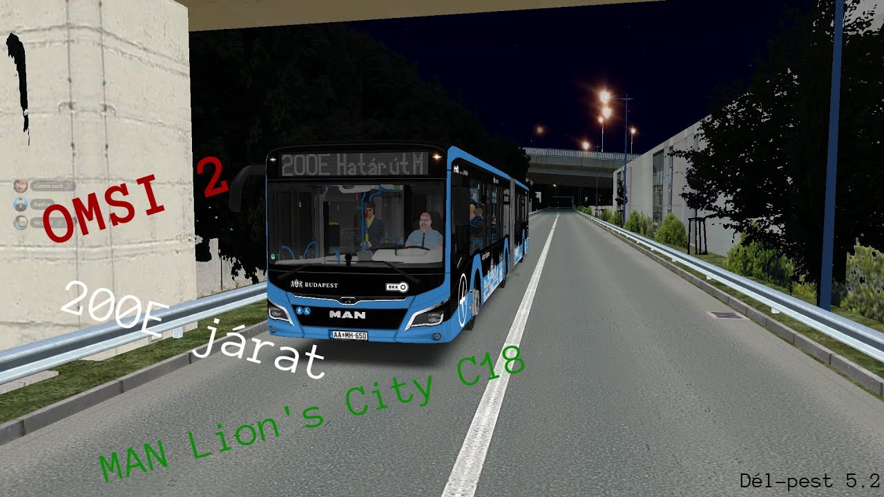 MAN Lion' City C18 I 200E I Dél-pest 5.2 I OMSI 2