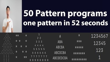 Python 50 Pattern programs built one pattern in 52 seconds