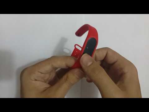 Silicone Watch Strap for Xiaomi Miband 2 - RED - GearBest