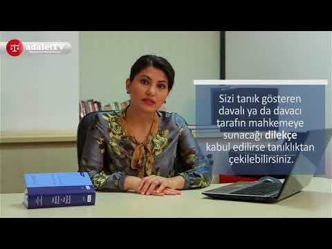 Video: Tanıklık Nasıl Geri çekilir