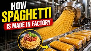 How Spaghetti Is Made in a Factory | Amazing Pasta Production Process