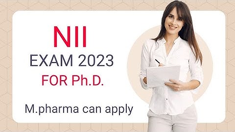 NII phd exam 2023 #nii #phd_entrance #phdadmissions