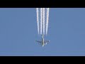 USAF Boeing C-17A Globemaster III flying over Newberg Oregon from Tacoma