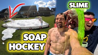 Soap Hockey 3.0 - Loser Gets Slimed