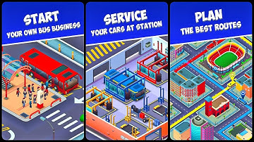 Bus Tycoon Mobile Game | Gameplay Android & Apk