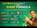 Excel Master Series Class 7| SUMIF FORMULA in Hindi | MS Excel Basic se Advace tak Sunil Baisla