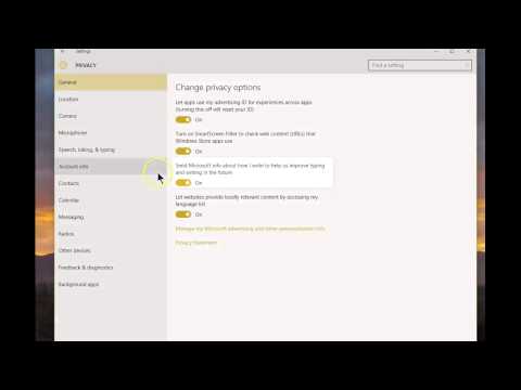 Turning Off the Keylogger in Windows 10