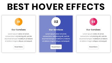 Our Services Box Creative Hover Effects | Hover Effect Box With CSS