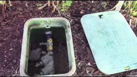 Starting up your sprinkler system in the spring (de-winterize)