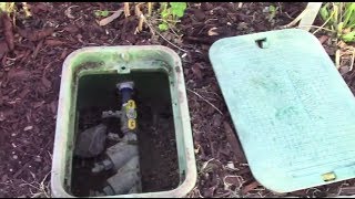 Starting up your sprinkler system in the spring (de-winterize)